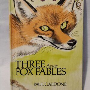 BOOK -- VTG "Three Aesop Fox Fables" Hardback Beautiful